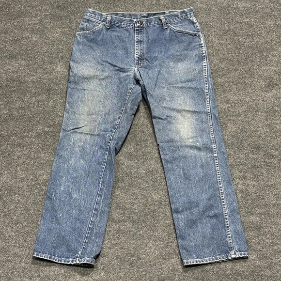 Bulwark FR Jeans Mens 33x31 Blue Denim Flame Resistant Protective Workwear Pants - Picture 1 of 16